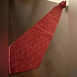 Elegant Burgundy Machado Silk Neck Tie